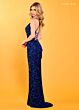 Rachel Allan 70316 Sweetheart Neck Strappy Lace-Up Dress