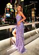 Rachel Allan 70317 Spaghetti Strap Fringe Skirt Dress