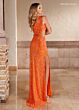 Rachel Allan 70318 Asymmetric Neck Side Cutout Dress