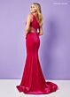 Rachel Allan 70329 One-Shoulder Trumpet-Style Dress