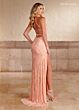 Rachel Allan 70336 Lace-Up Back Embellished Dress