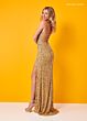 Rachel Allan 70340 V-Neck Beaded Spaghetti Straps Dress