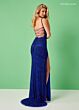 Rachel Allan 70343 Spaghetti Strap Plunging Neck Dress