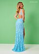 Rachel Allan 70348 V-Neck Cutout Dress