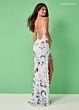 Rachel Allan 70352 Double Spaghetti Strap Scallop Slit Dress