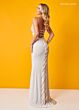 Rachel Allan 70365 Spaghetti Straps Lace-Up Open Back Dress