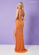 Rachel Allan 70373 Scoop Neck Strappy Back Dress
