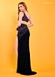 Rachel Allan 70376 Beaded Illusion Cutout Back Dress