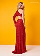 Rachel Allan 70378 Asymmetric Neck Keyhole Long Sleeve Dress