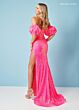 Rachel Allan 70379 Sweetheart Neck Removable Puff Sleeve Dress