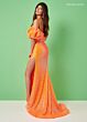 Rachel Allan 70379 Sweetheart Neck Removable Puff Sleeve Dress