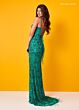 Rachel Allan 70382 Lace-Up Back Sweetheart Neck Dress