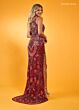 Rachel Allan 70383 Scallop One-Shoulder Neck High Slit Dress