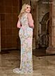 Rachel Allan 70383 Scallop One-Shoulder Neck High Slit Dress