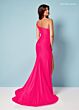 Rachel Allan 70391 Asymmetric Neck Ruched Bodice Dress