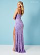 Rachel Allan 70395 Scoop Neck Cutout Sequin Dress