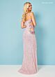 Rachel Allan 70395 Scoop Neck Cutout Sequin Dress