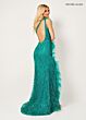 Rachel Allan 70402 One-Shoulder Sweetheart Neck Dress