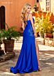 Rachel Allan 70407 Beaded Sweetheart Neck† Lace-Up Back Dress