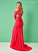 Rachel Allan 70414 Two-Piece Halter Neck Cold-Shoulder Dress