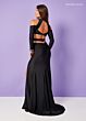 Rachel Allan 70414 Two-Piece Halter Neck Cold-Shoulder Dress