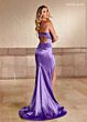 Rachel Allan 70430 Cowl Neck Cutout Back Dress