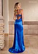 Rachel Allan 70430 Cowl Neck Cutout Back Dress