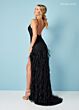 Rachel Allan 70437 Scoop Neck Low Back Dress