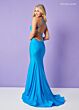 Rachel Allan 70448 Plunging Halter Neck Cutout Dress