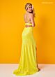 Rachel Allan 70451 Strappy Cutout Back High Slit Dress