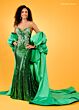 Rachel Allan 70482 Sleeve Train Sequin Dress