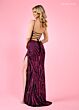 Rachel Allan 70489 Side Slit Embellished Dress