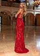 Rachel Allan 70489 Side Slit Embellished Dress
