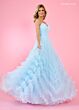 Rachel Allan 70490 Ruffle Skirt Strapless Sweetheart Dress