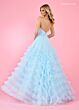 Rachel Allan 70490 Ruffle Skirt Strapless Sweetheart Dress