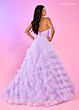 Rachel Allan 70490 Ruffle Skirt Strapless Sweetheart Dress