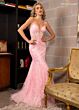 Rachel Allan 70491 Sheer Corset Glitter Dress