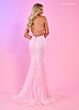 Rachel Allan 70491 Sheer Corset Glitter Dress
