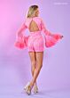 Rachel Allan 70492 Detachable Overskirt Bell Sleeves Romper