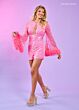 Rachel Allan 70492 Detachable Overskirt Bell Sleeves Romper
