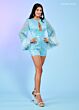 Rachel Allan 70492 Detachable Overskirt Bell Sleeves Romper