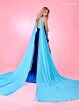 Rachel Allan 70494 Choker Train Velvet Dress