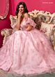 Rachel Allan 70495 Floral Print Off The Shoulder Dress