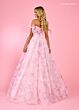 Rachel Allan 70495 Floral Print Off The Shoulder Dress