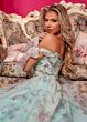Rachel Allan 70495 Floral Print Off The Shoulder Dress