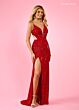 Rachel Allan 70497 Tie Back Geometric Dress