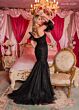 Rachel Allan 70500 Detached Sleeves Glitter Corset Dress
