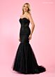 Rachel Allan 70500 Detached Sleeves Glitter Corset Dress