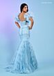 Rachel Allan 70500 Detached Sleeves Glitter Corset Dress