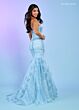 Rachel Allan 70500 Detached Sleeves Glitter Corset Dress